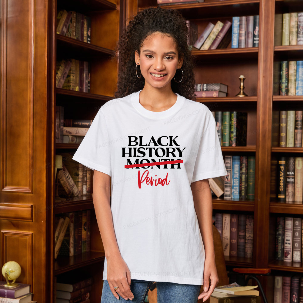 Pagewings Black History Month Period Unisex Classic T-shirt