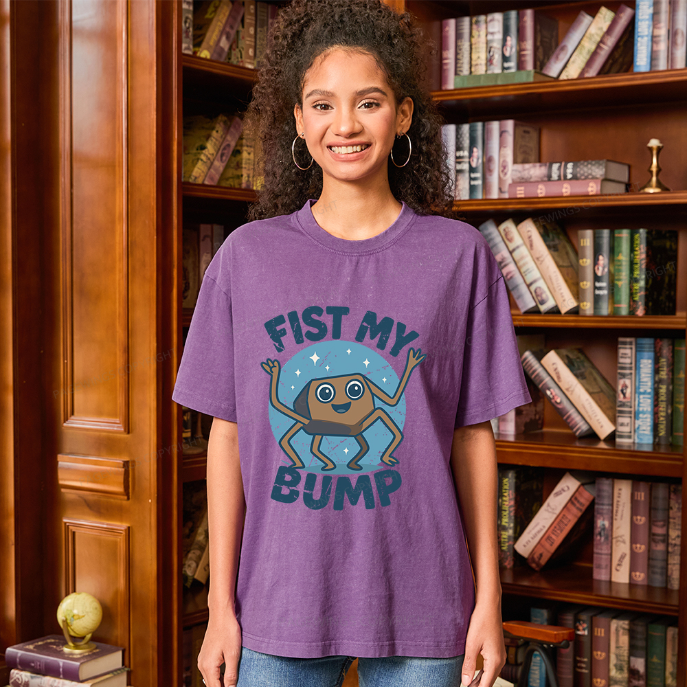 Pagewings Fist My Bump Unisex Washed T-shirt