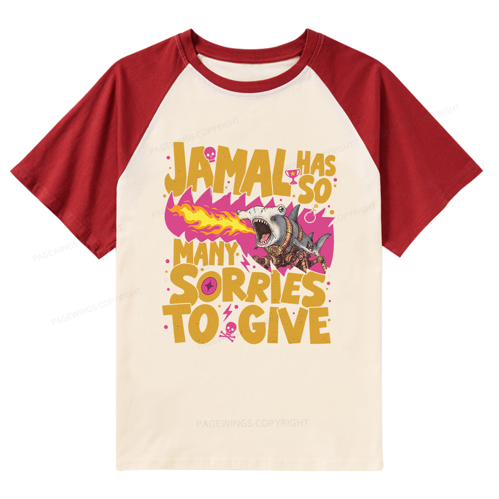 Pagewings Sci-Fi Novel Lover Raglan T-shirt