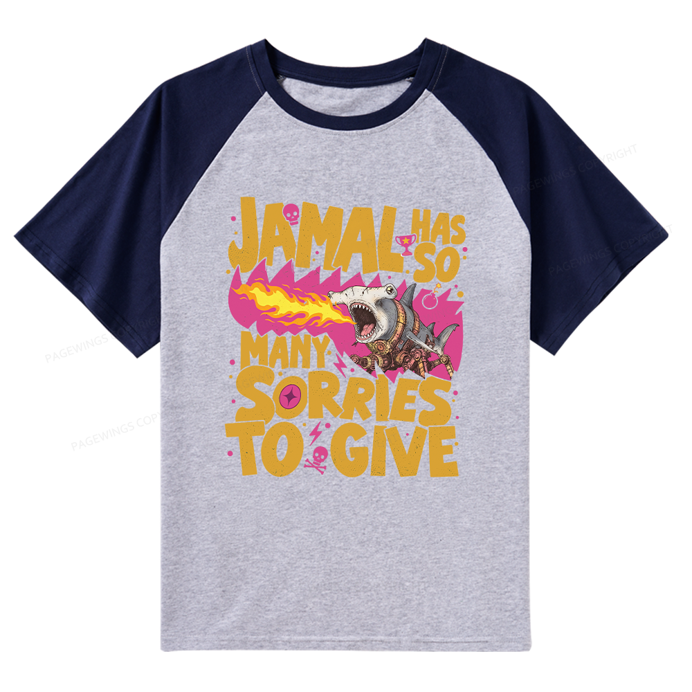 Pagewings Sci-Fi Novel Lover Raglan T-shirt