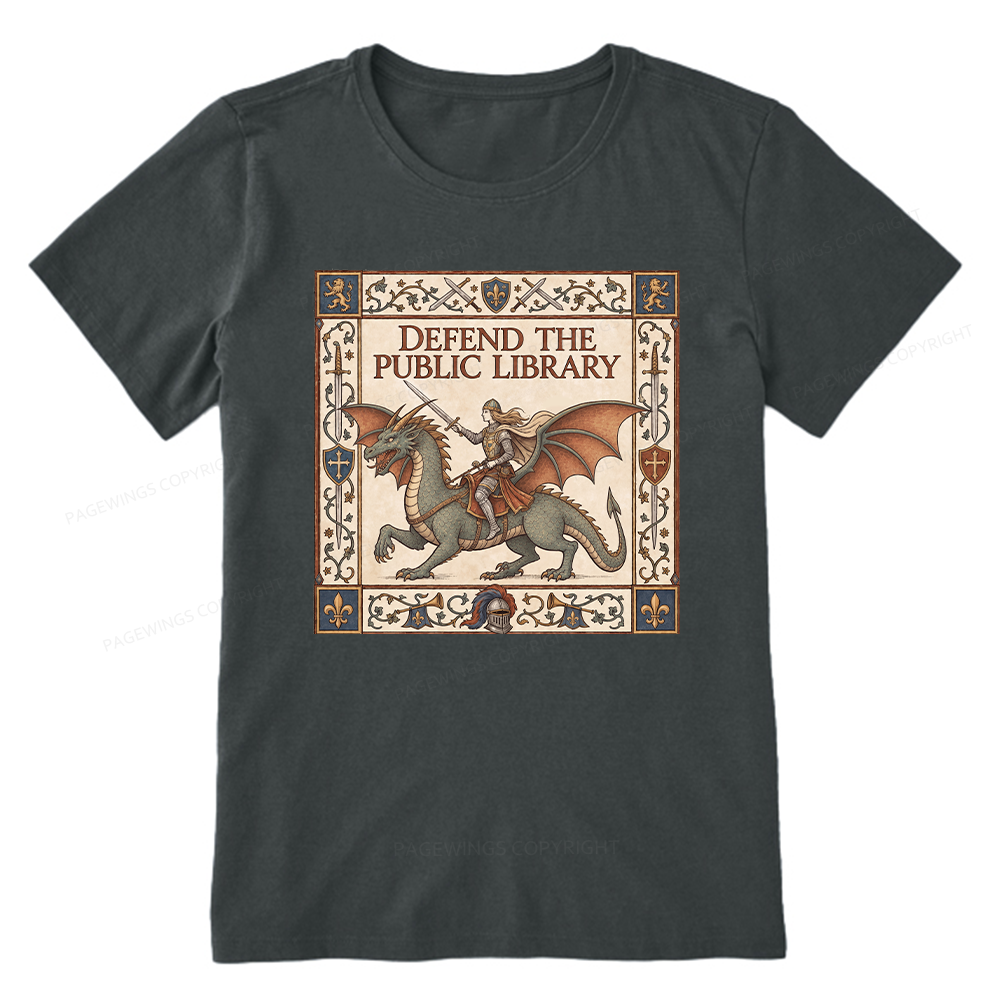Pagewings Defend the Public Library Unisex Classic T-shirt