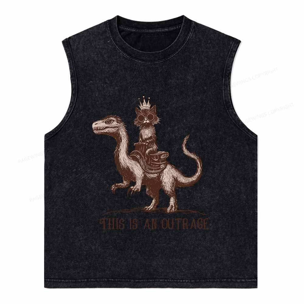 Pagewings Princess Donut Washed Tank Top