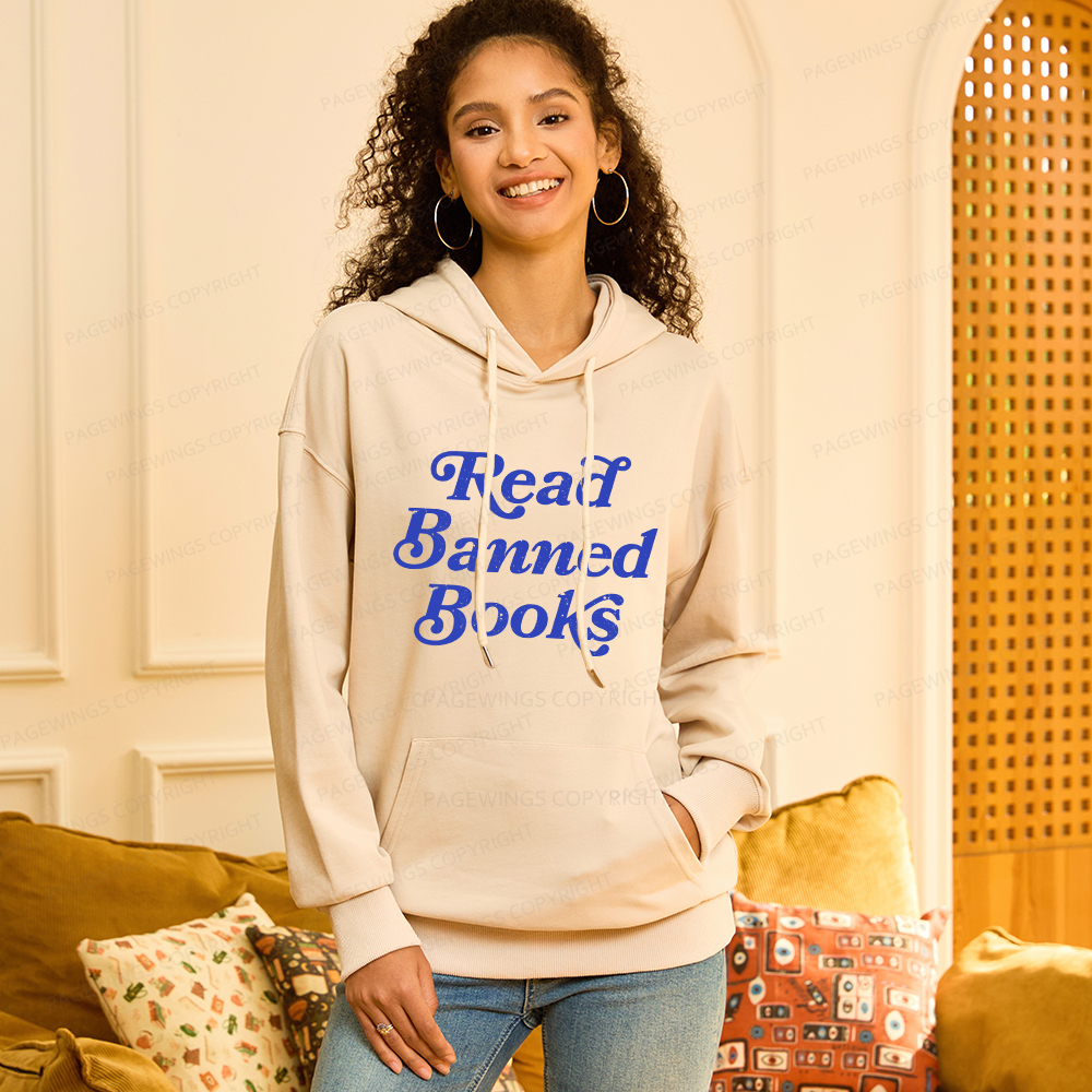 Pagewings Read Banned Books Unisex Classic Hoodie