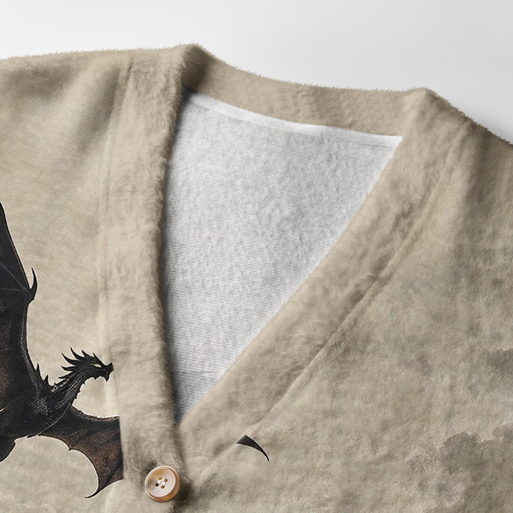 Pagewings Fantasy Bookish Light Knit Unisex Cardigan Sweaters