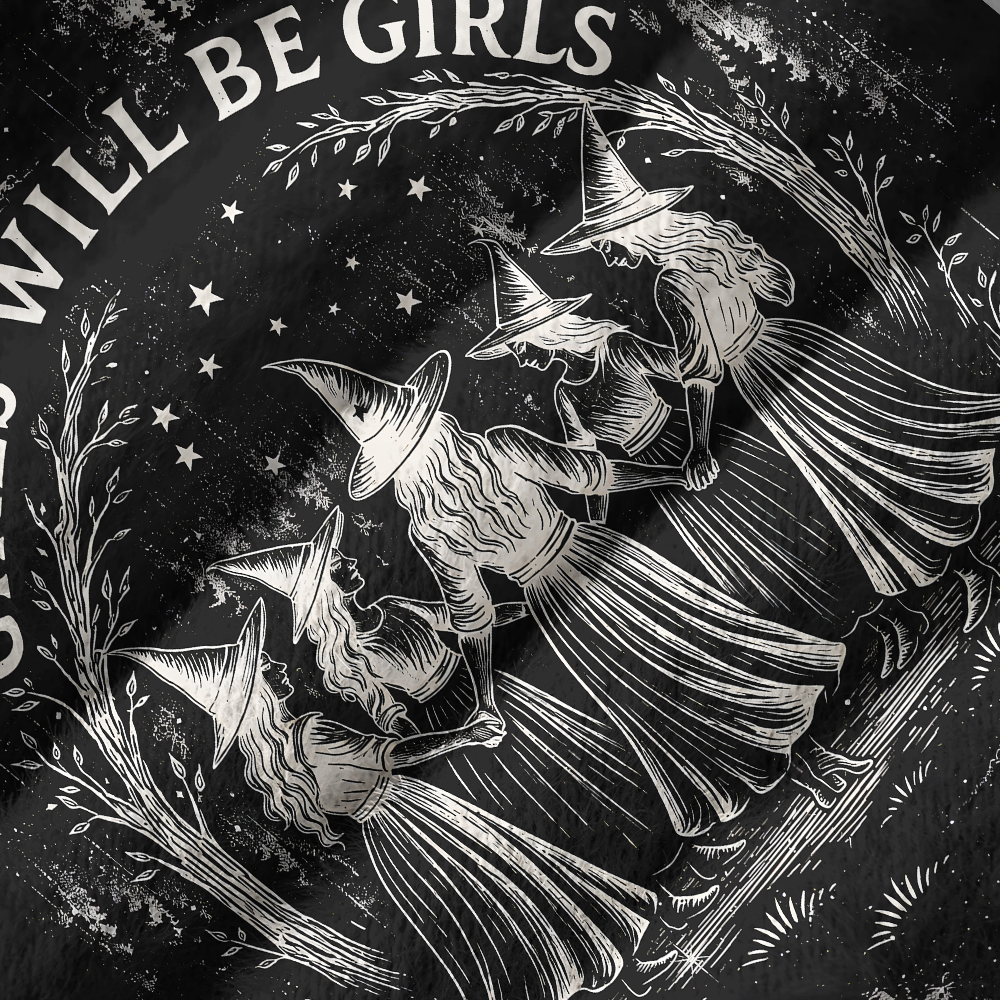 Pagewings Girls Will Be Girls Off Shoulder Ugly Knit Sweater