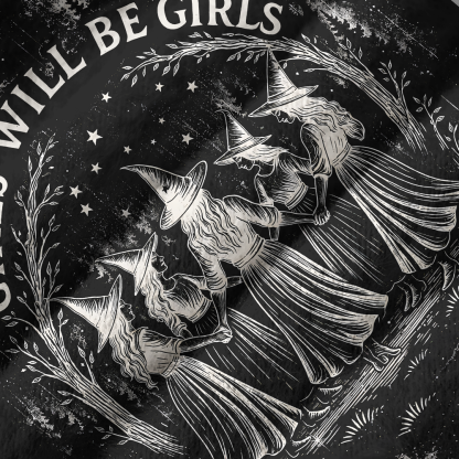 Pagewings Girls Will Be Girls Off Shoulder Ugly Knit Sweater
