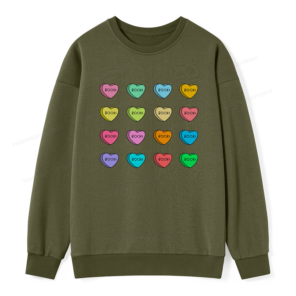 Pagewings Valentine's Day Librarian Unisex Classic Sweatshirt