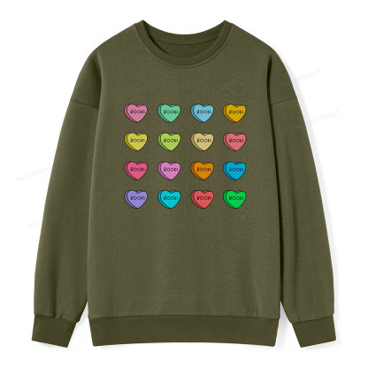 Pagewings Valentine's Day Librarian Unisex Classic Sweatshirt