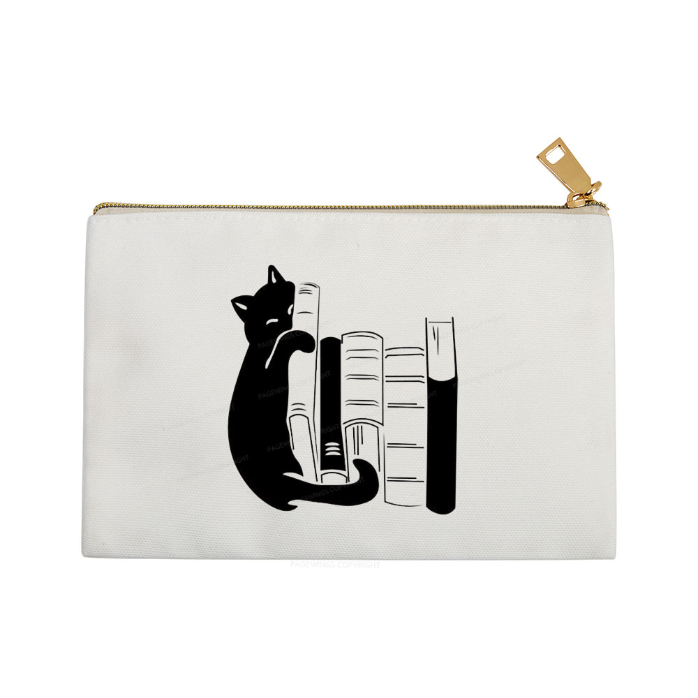 Pagewings Books And Cats Pouch