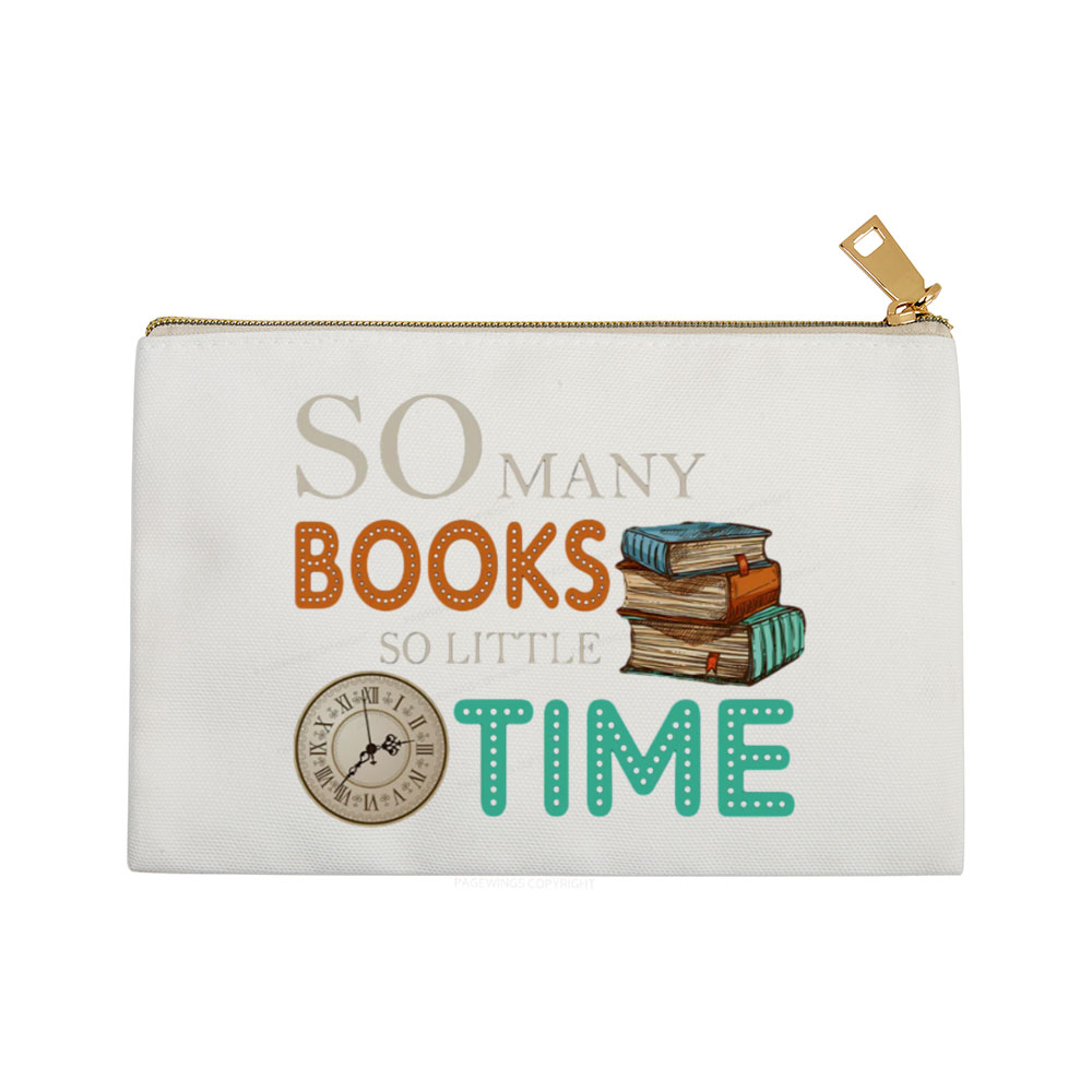 Pagewings So Many Books So Little Time Book Pouch