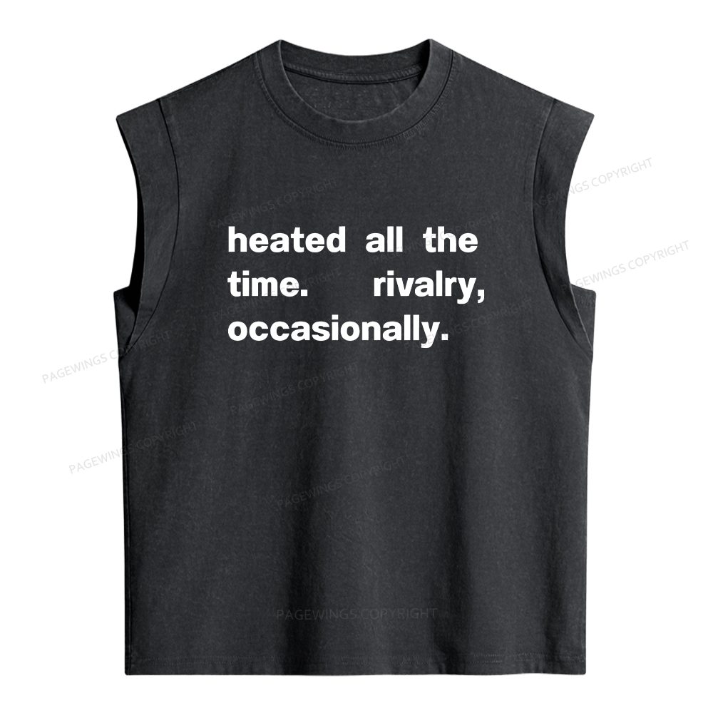 Pagewings The Time Rivalry Occasionally Women's Washed Tank Top