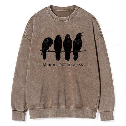 Pagewings The Matriarchy Would Never Unisex Washed Sweatshirt
