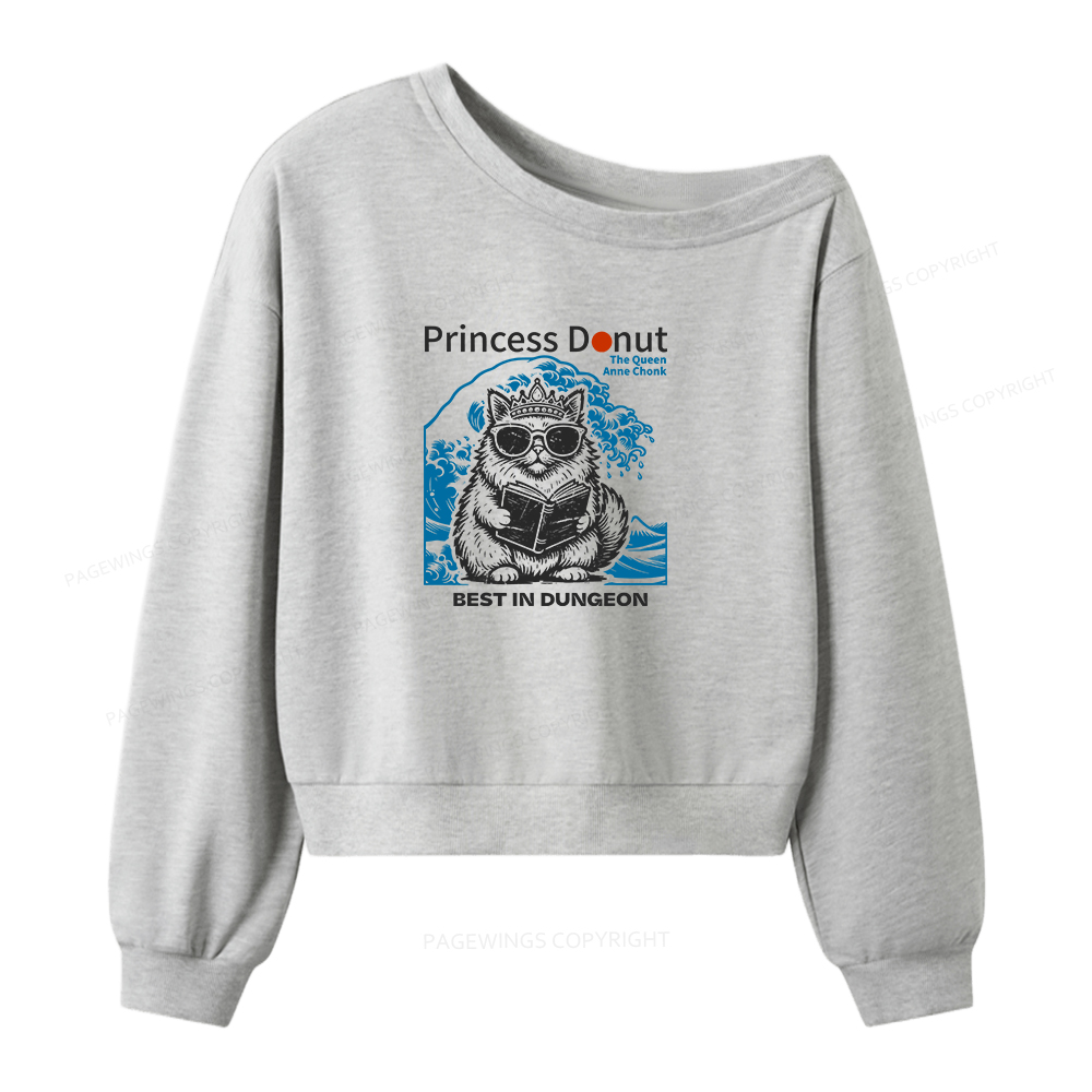 Pagewings Best In Dungeon Women Off Shoulder Sweatshirt
