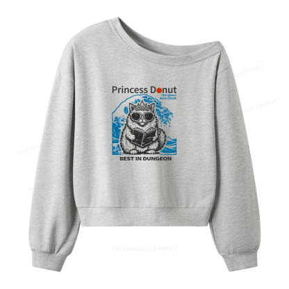 Pagewings Best In Dungeon Women Off Shoulder Sweatshirt