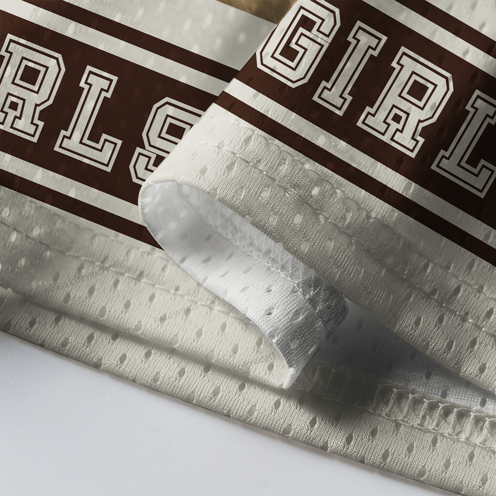 Pagewings Girls Will Be Girls Unisex Mesh Jersey