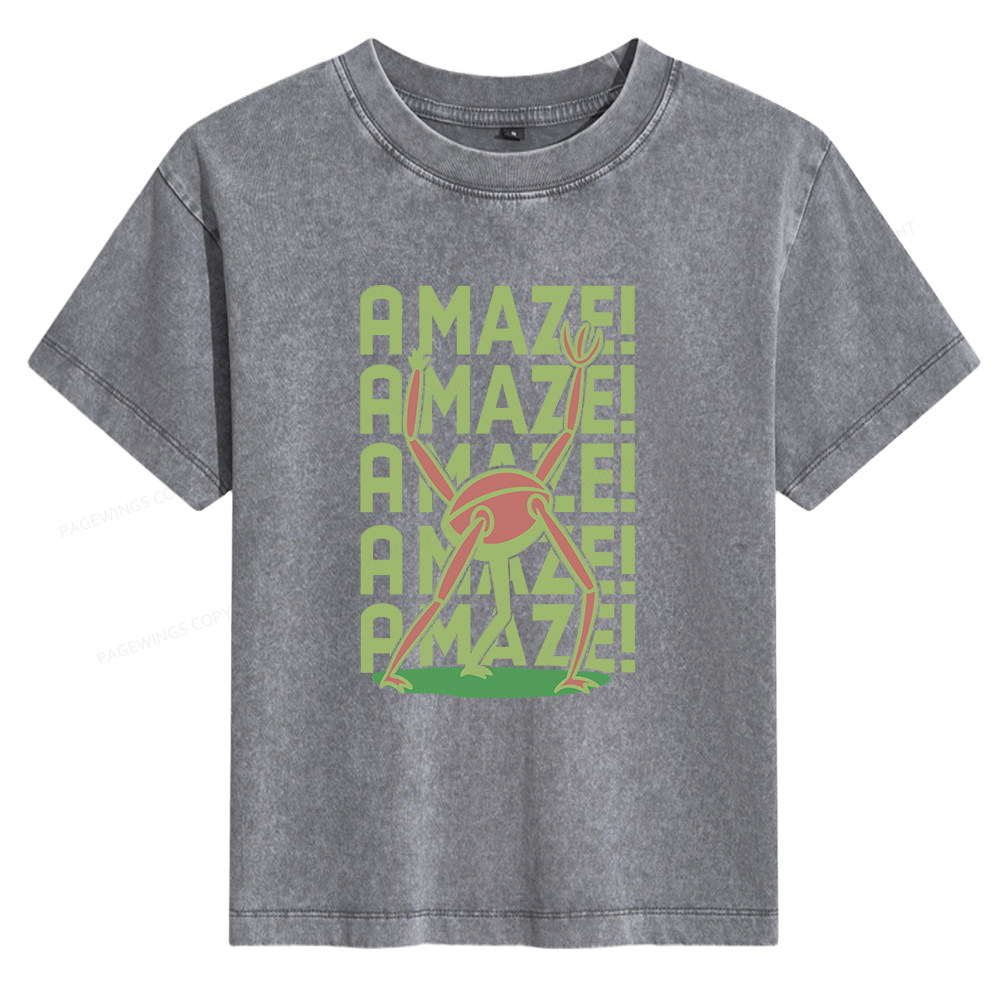 Pagewings Rocky Amaze Women's Washed T-shirt