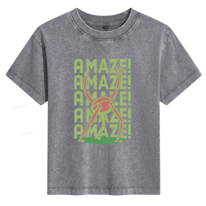 Pagewings Rocky Amaze Women's Washed T-shirt