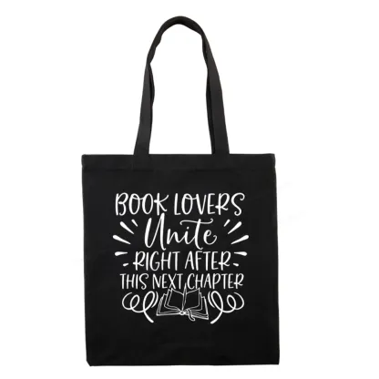 Pagewings Book Lovers Unite Tote Bag