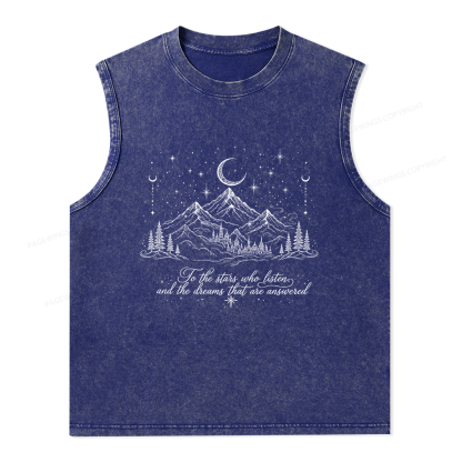 Pagewings Fantasy Bookish Unisex Washed T-shirt Unisex Washed Tank Top