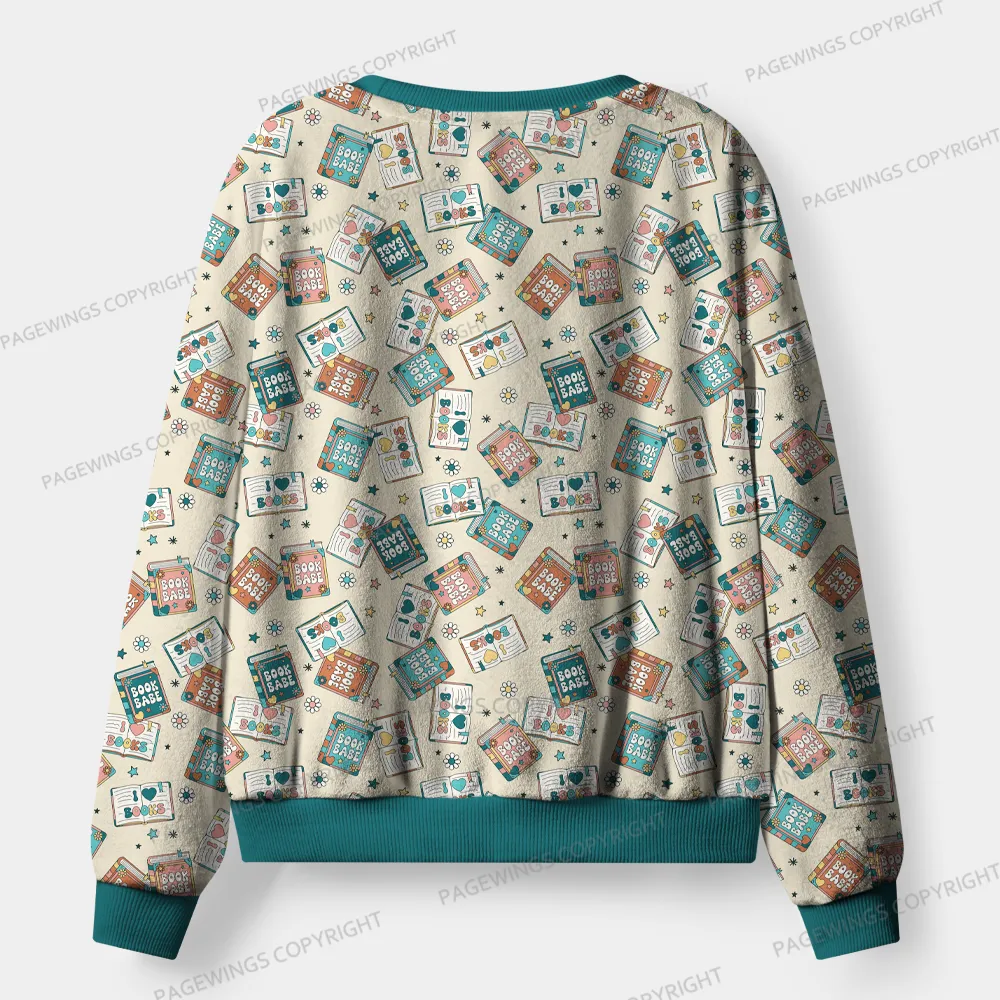 Pagewings Book Babe Unisex Flannel Pajama Set