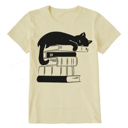 Pagewings Books And Cats Unisex Classic T-shirt
