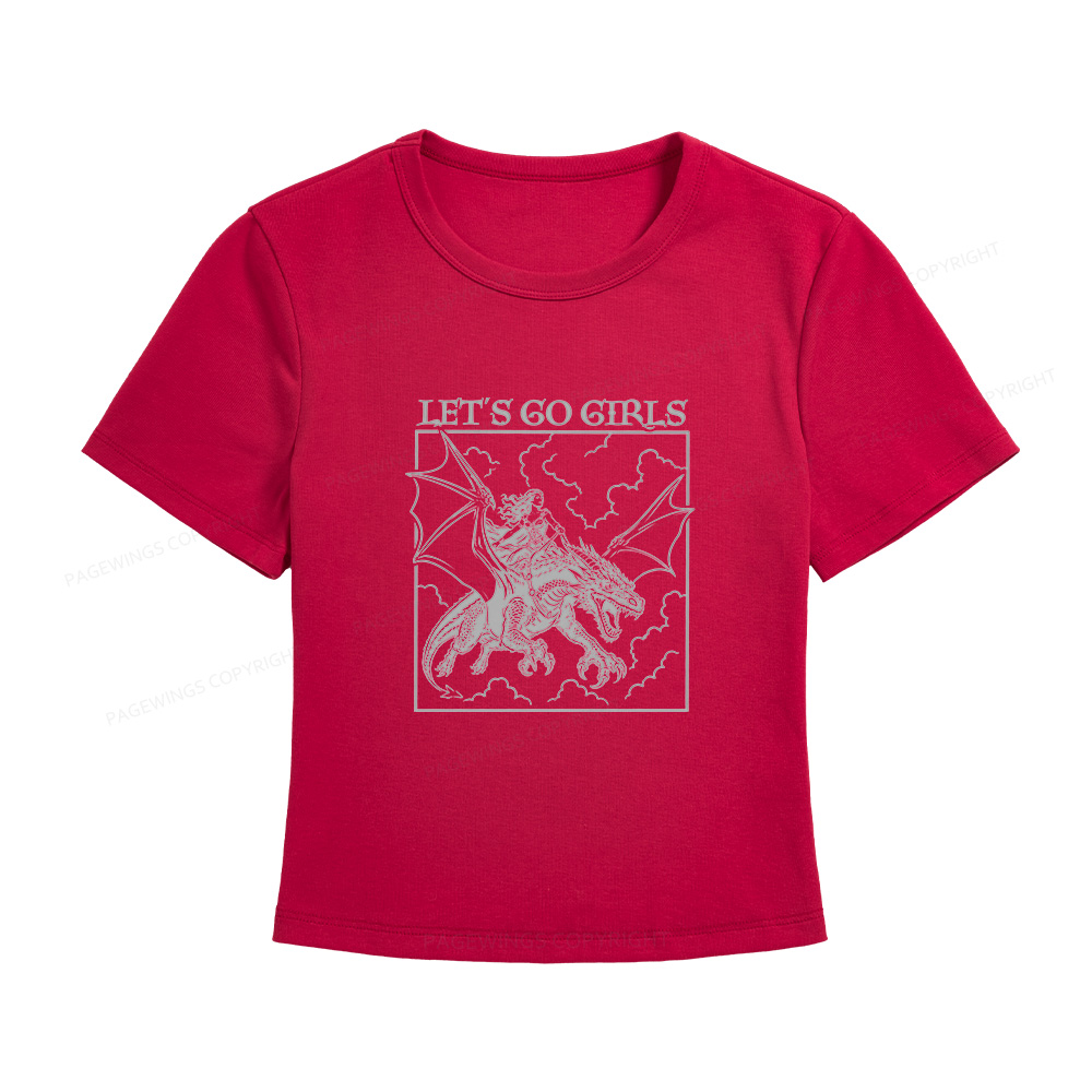 Pagewing Let's Go Girls Women's Baby Tee