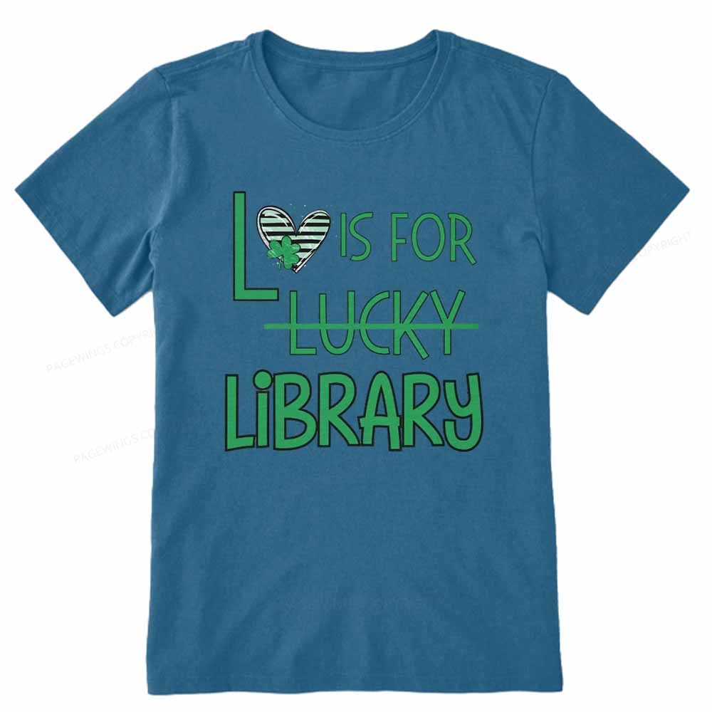 Pagewings St Patricks Day Librarian Tshirt Unisex Classic T-shirt