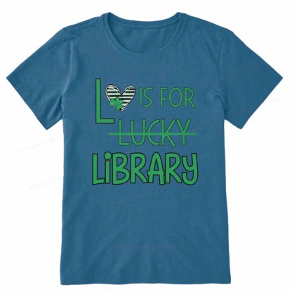 Pagewings St Patricks Day Librarian Tshirt Unisex Classic T-shirt