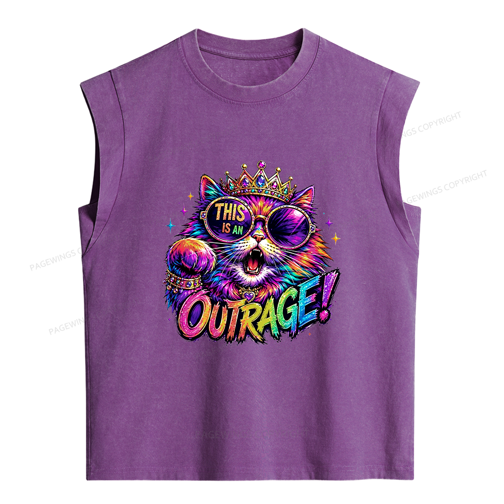 Pagewings Sci-Fi Book Lover Women's Washed Tank Top
