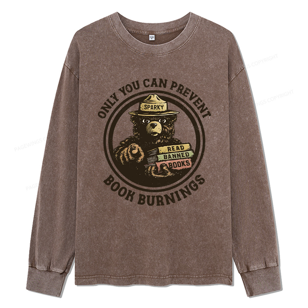 Pagewings Only You Unisex Washed Long Sleeve T-shirt