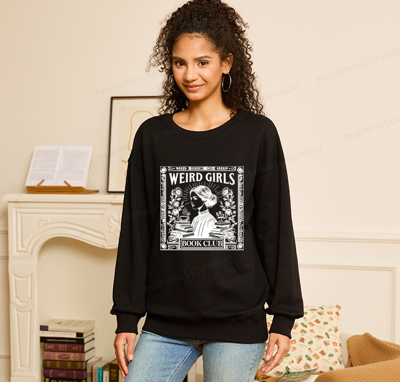 Pagewings Weird Girls Book Club Unisex Classic Sweatshirt