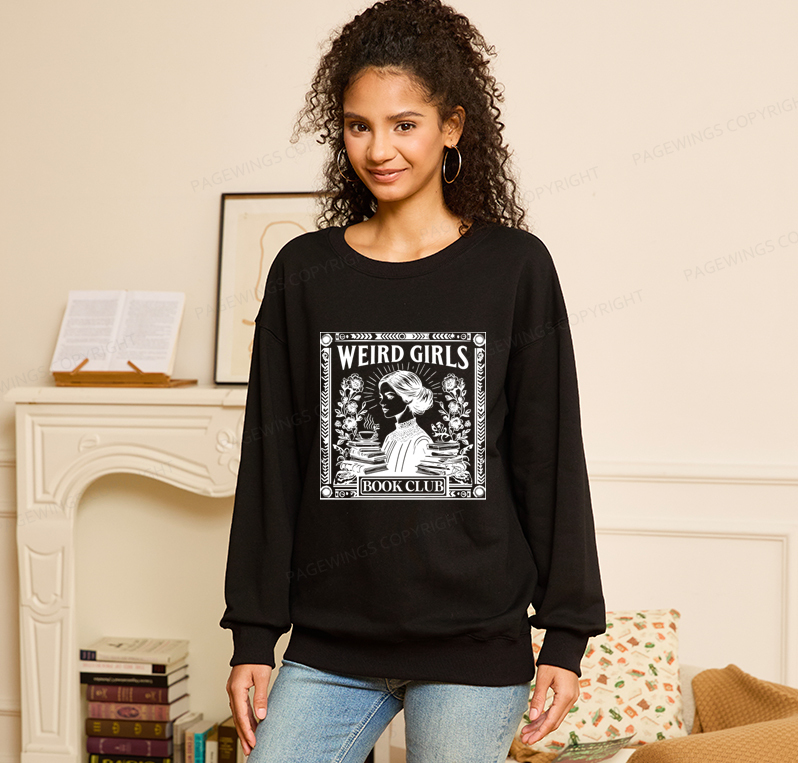 Pagewings Weird Girls Book Club Unisex Classic Sweatshirt