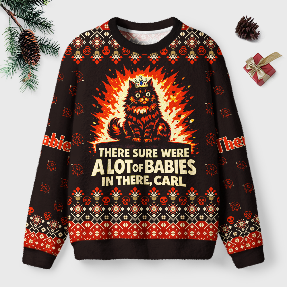 Pagewings Sci Fi Book Lover Unisex Ugly Light Knit Sweatshirt