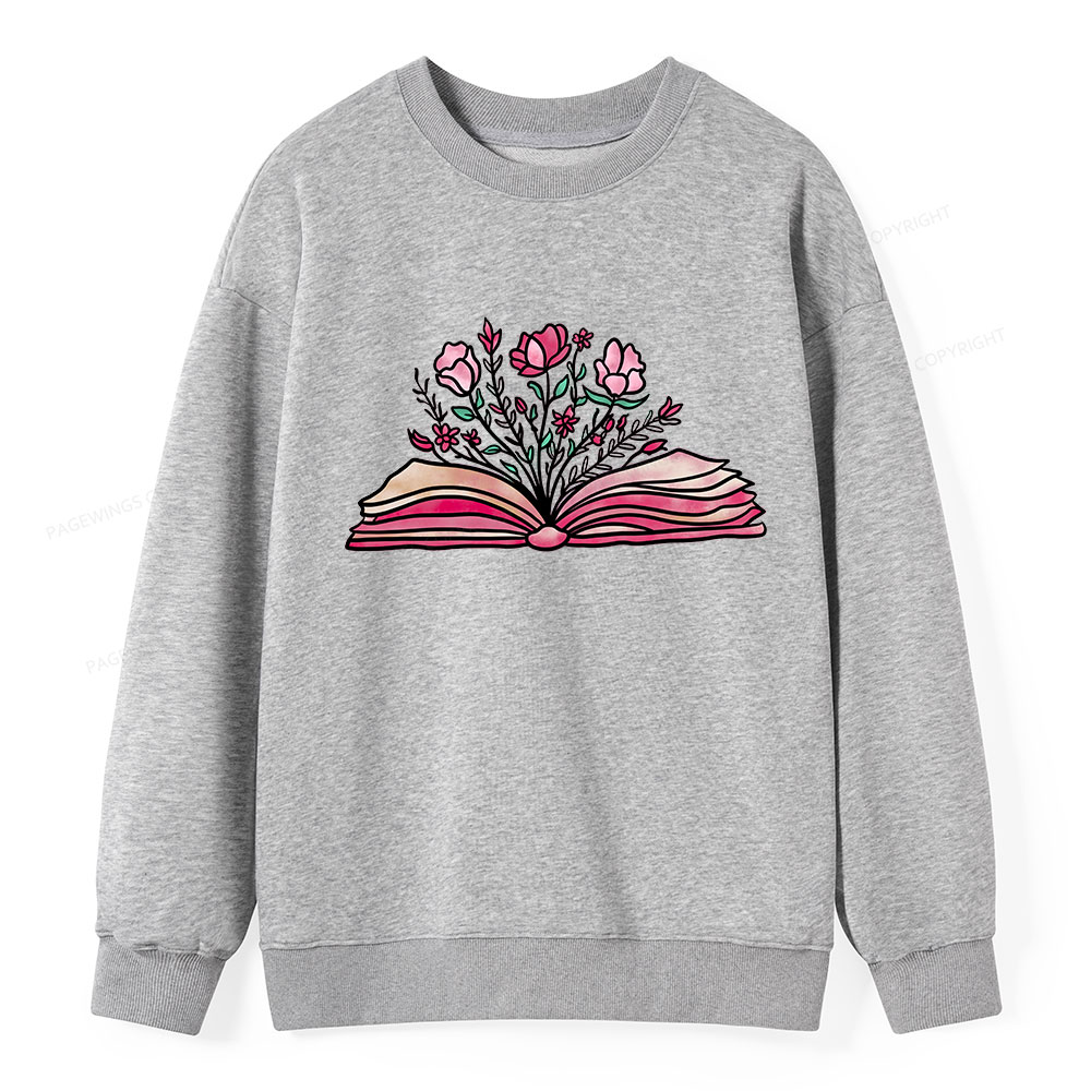 Pagewings Booktrovert Definition Funny Book Lover Png Unisex Classic Sweatshirt