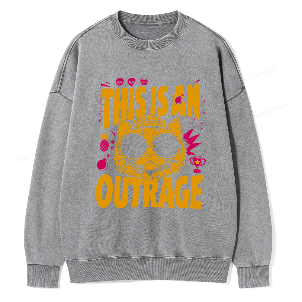 Pagewings Sci-Fi Bookish Unisex Washed Sweatshirt