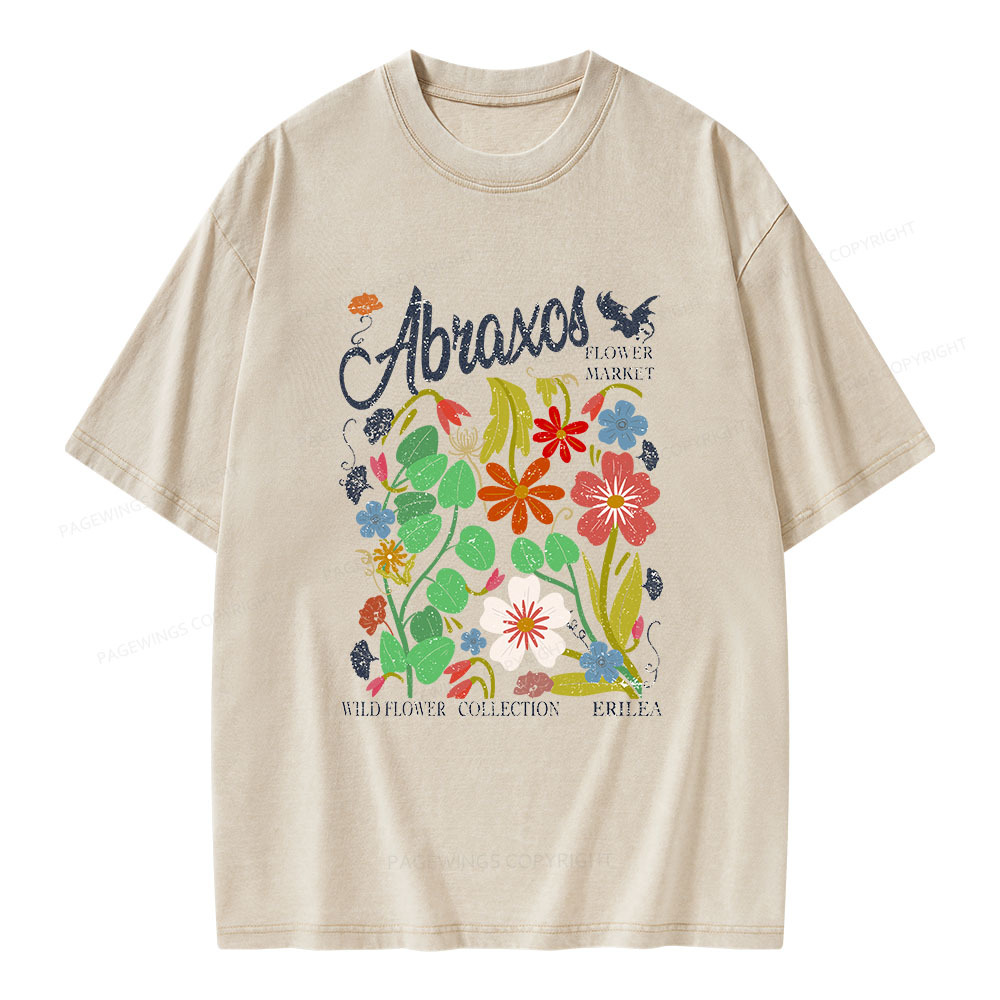 Pagewings Abraxos Unisex Washed T-shirt