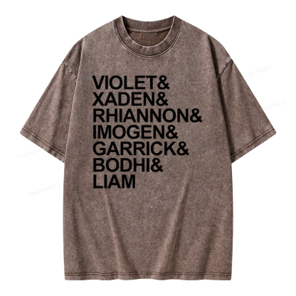 Pagewing Fourth Wing MC Classic T-Shirt Unisex Washed T-shirt