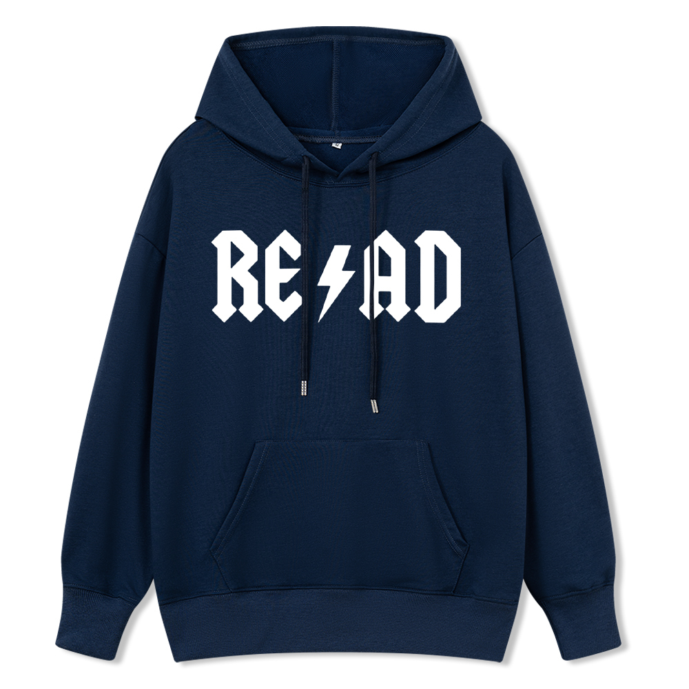 Pagewings Read Back In The Library "rock And Roll Unisex Classic Hoodie