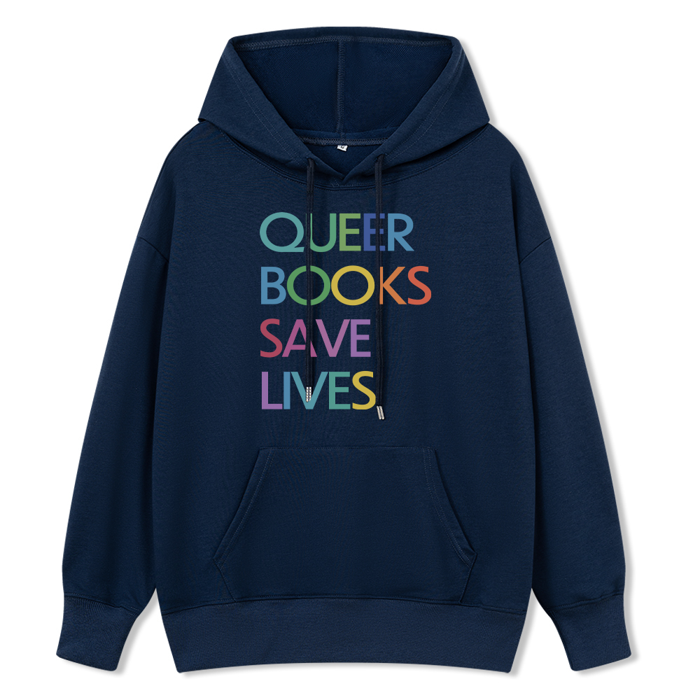 Pagewings Queer Books Save Live Unisex Classic Hoodie