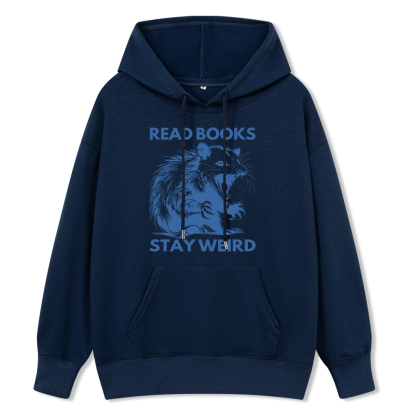 Pagewings Read Books Stay Weird Unisex Classic Hoodie