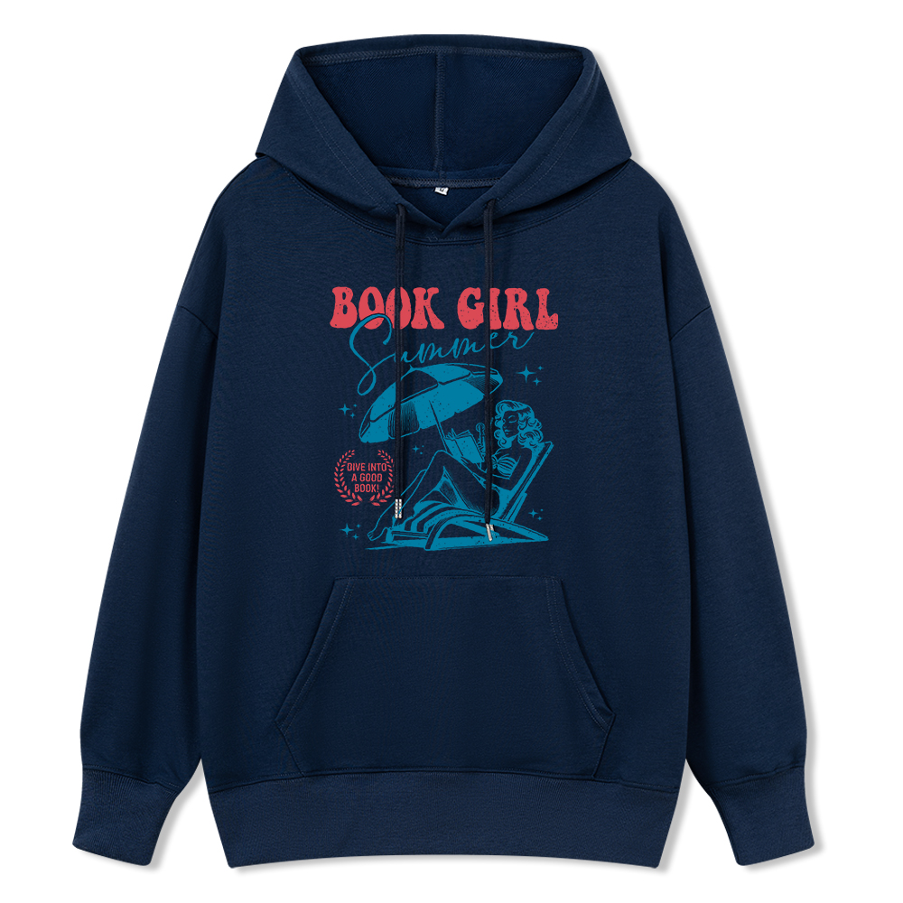 Pagewings Book Girl Summer Unisex Classic Hoodie