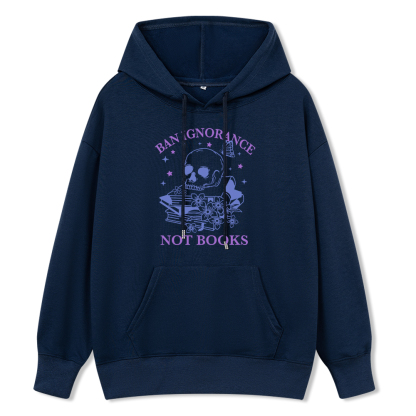 Pagewings Ban Lgnorance Not Books Unisex Classic Hoodie
