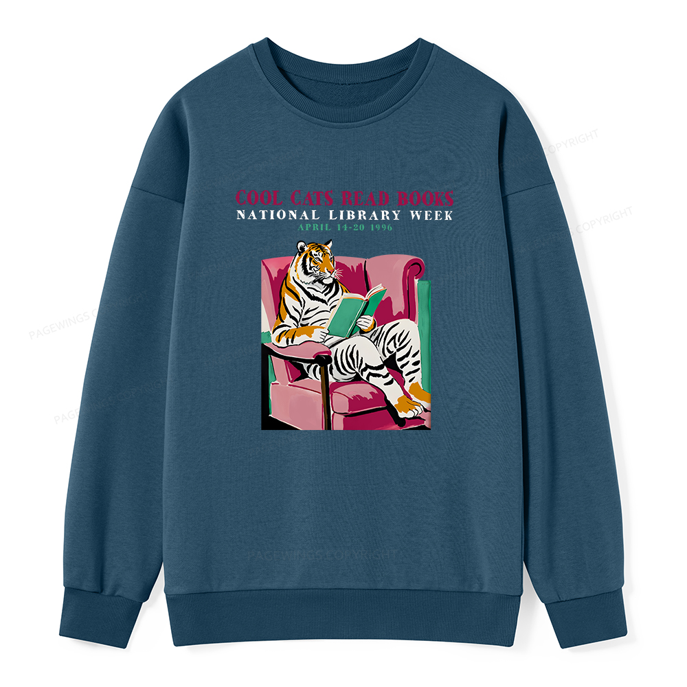 Pagewings Library Week Poster 1996 Unisex Classic Sweatshirt