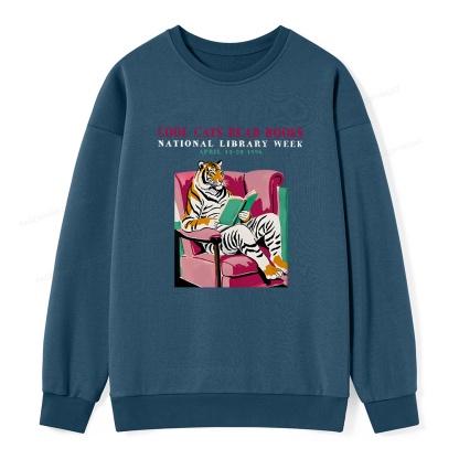Pagewings Library Week Poster 1996 Unisex Classic Sweatshirt