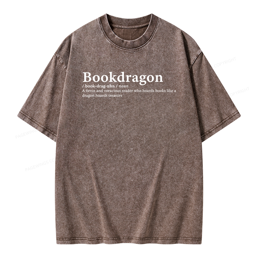 Pagewing Bookvoyager: Journey Through Words book lover Unisex Washed T-shirt
