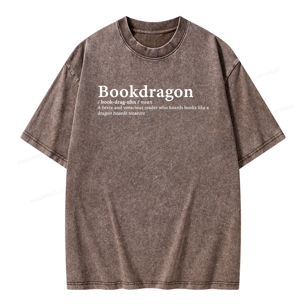 Pagewing Bookvoyager: Journey Through Words book lover Unisex Washed T-shirt