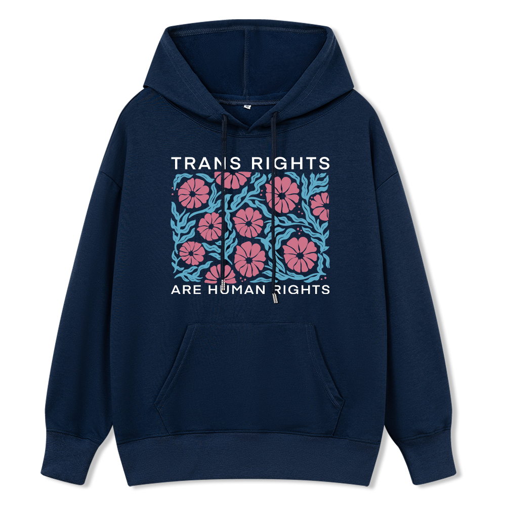 Pagewings Trans Rights Are Human Rights Unisex Classic Hoodie