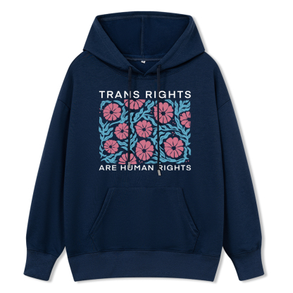 Pagewings Trans Rights Are Human Rights Unisex Classic Hoodie