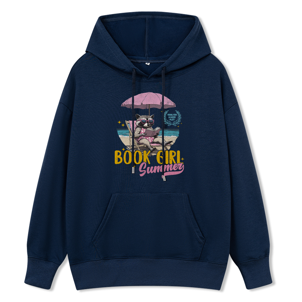 Pagewings Book Girl Summer Unisex Classic Hoodie