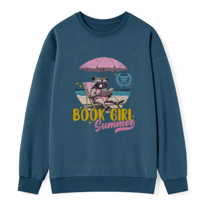 Pagewings Book Girl Summer Unisex Classic Sweatshirt